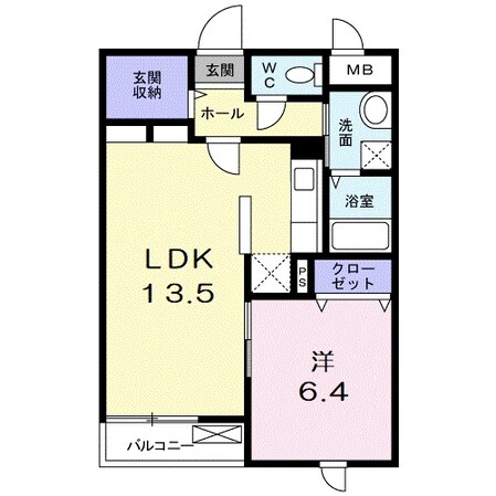 グランド　ヒル弐番館の物件間取画像